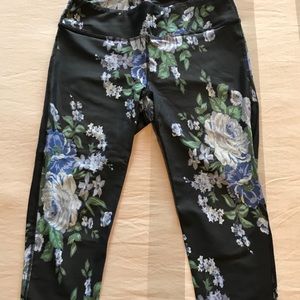 Albion Antigua Cobalt crop legging